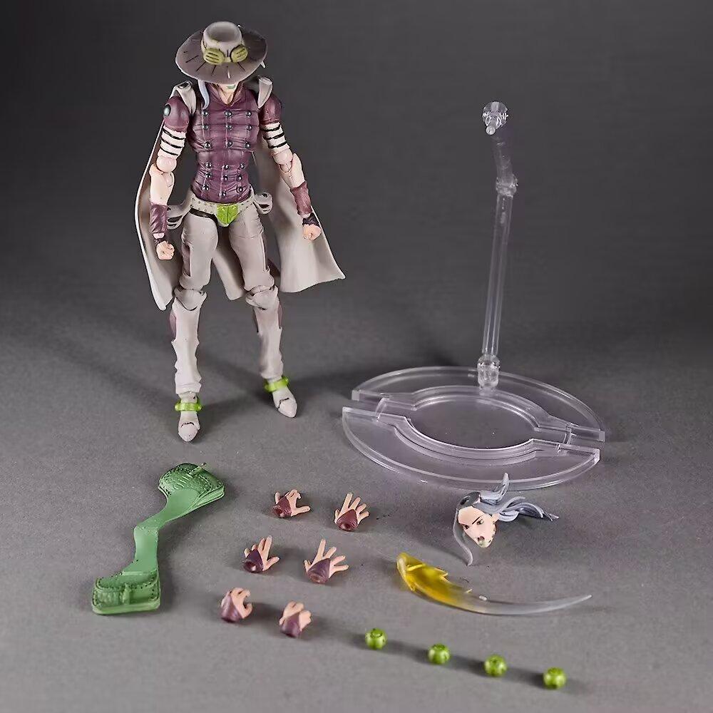 Aixlan 15cm JOJO's Bizarre Adventure Anime Figure Steel Ball Run Julius Caesar Zeppeli  PVC Action Figure Movable Action Figure