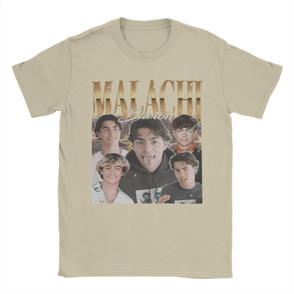 Men's Malachi Barton T Shirts  Cotton Clothing Vintage Short Sleeve Crew Neck Tee Shirt Original T-Shirt