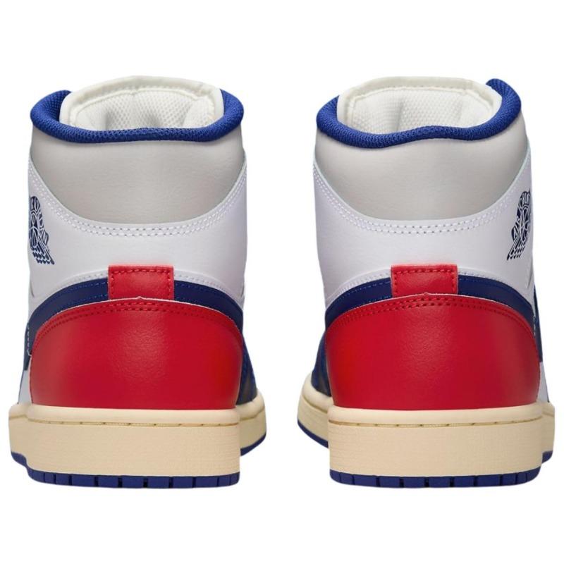 Zapatillas de baloncesto retro de media caña Air Jordan 1 Mid Rare Air azul/blanco unisex DQ8426-102