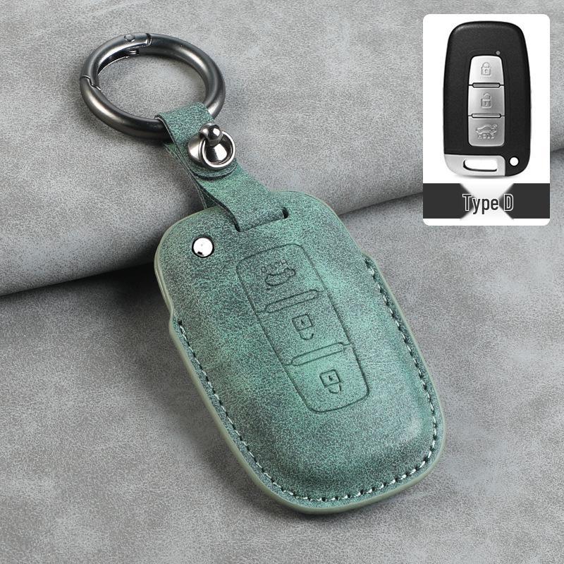 Sheepskin Key Case for Hyundai Elantra, Tucson, ix25, ix35, and More