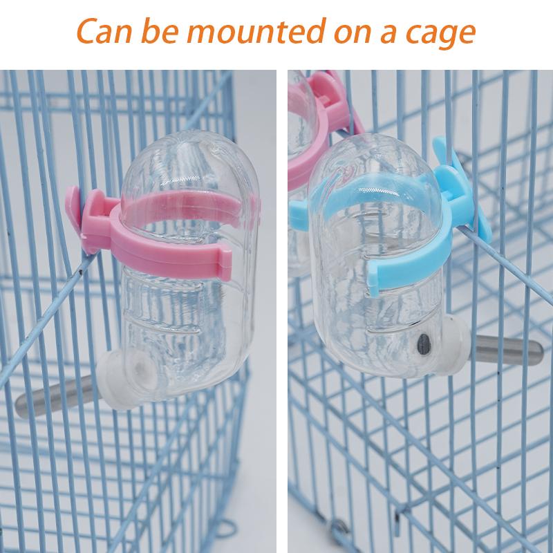 60ml Plastic Hamster Drinker Water Bottle Dispenser Feeder Hanging Guinea Pig Rabbit Drinking Bottle Pet Drinking Fountain