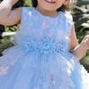 Flower Girl Baby Wedding Dress Fairy Petals Children's Clothing Girl Party Dress Kids Clothes Fancy Teenage Girl Gown 0 1 2 3 Years