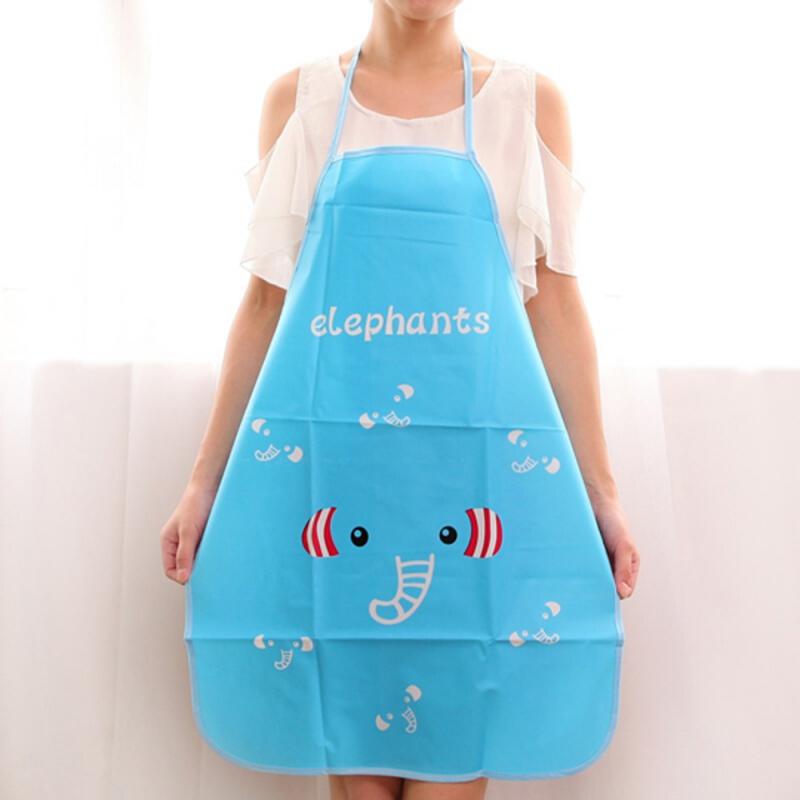 Kitchen Cooking Apron Cotton Linen Stripe Printed Anti-oil Sleeveless Aprons For Men Women Cooking Baking Waist Apron Household