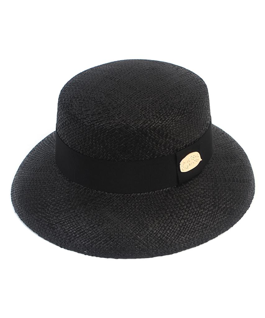 Yunibeosyeolkemiseuteuli Bau Bowl Black Panama Hat Summer Fedora