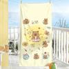 Christmas Themed Capybara Beach Towel, Lightweight Absorbent Towel For Holiday Outdoor Beach Swimming Camping