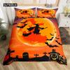 Happy Halloween Duvet Cover King Pumpkin Lantern Camping Car Bedding Set For Kids Boys Girl Bedroom Cartoon Festival Quilt Cover