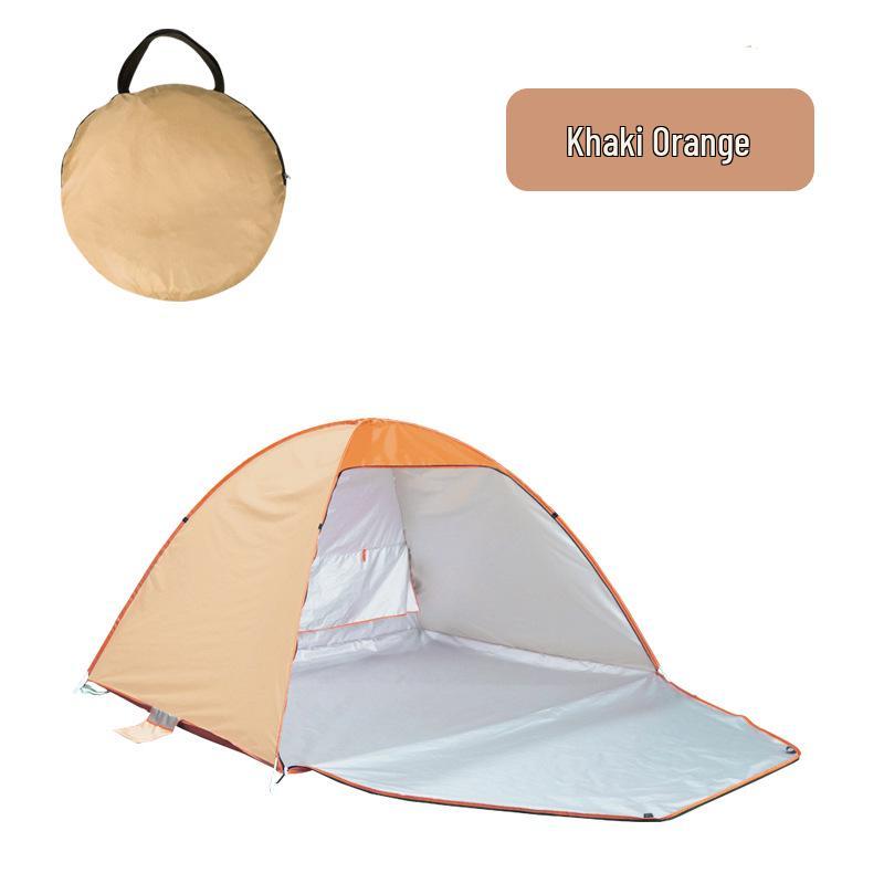 Automatic Quick-Open Beach Tent: Rainproof Sunshade for Camping & Picnics