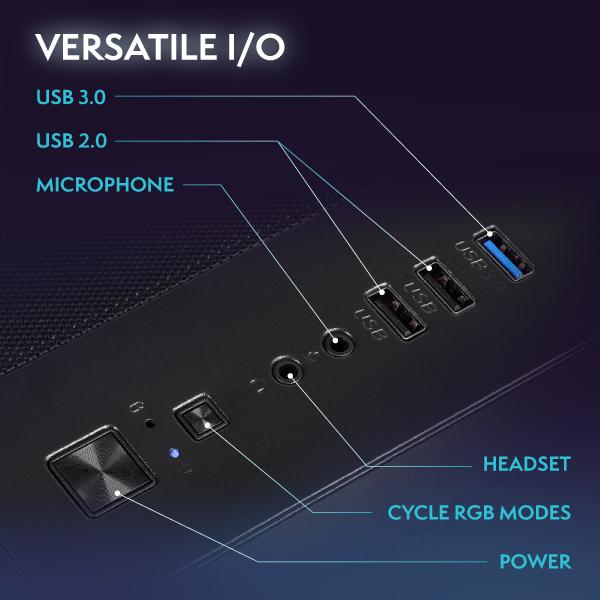 Vibox III-466 Gaming PC • i7 12700KF 5,0 GHz • RTX 5070 Ti 16GB • 32GB RAM • 1TB NVMe • Windows 11 • WiFi 6 + Bluetooth 5.4