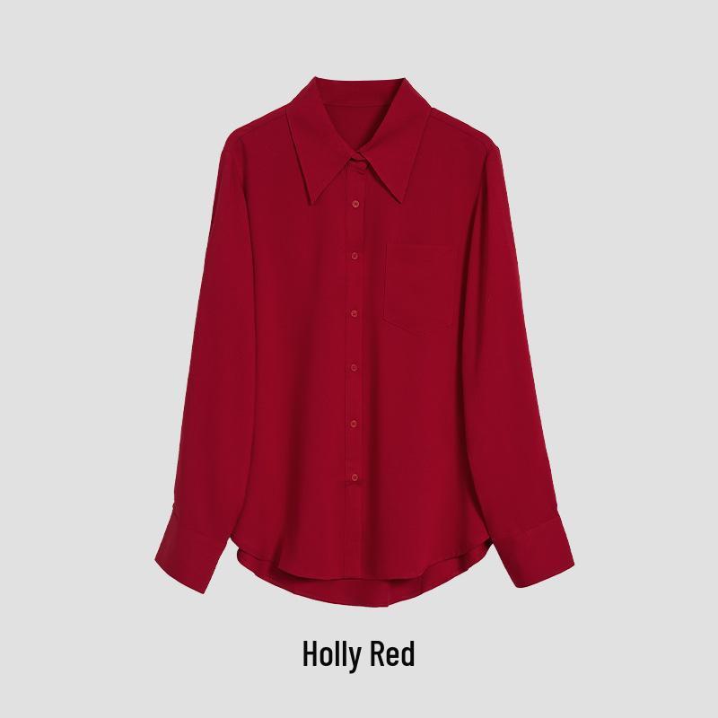 Rongtai Women's Lightweight Non-Iron Cloud-Like Shirt – Spring 2026 Versatile Commuter Top