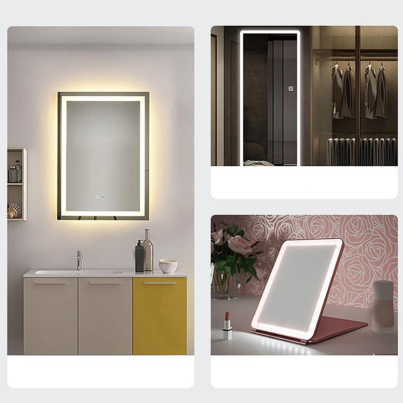 1Pc Eu Us Plug Touch Switch 12V 1A Bathroom Mirror Switch Touch Sensor For Led Light Mirror Headlight Capacitance Sensor Module