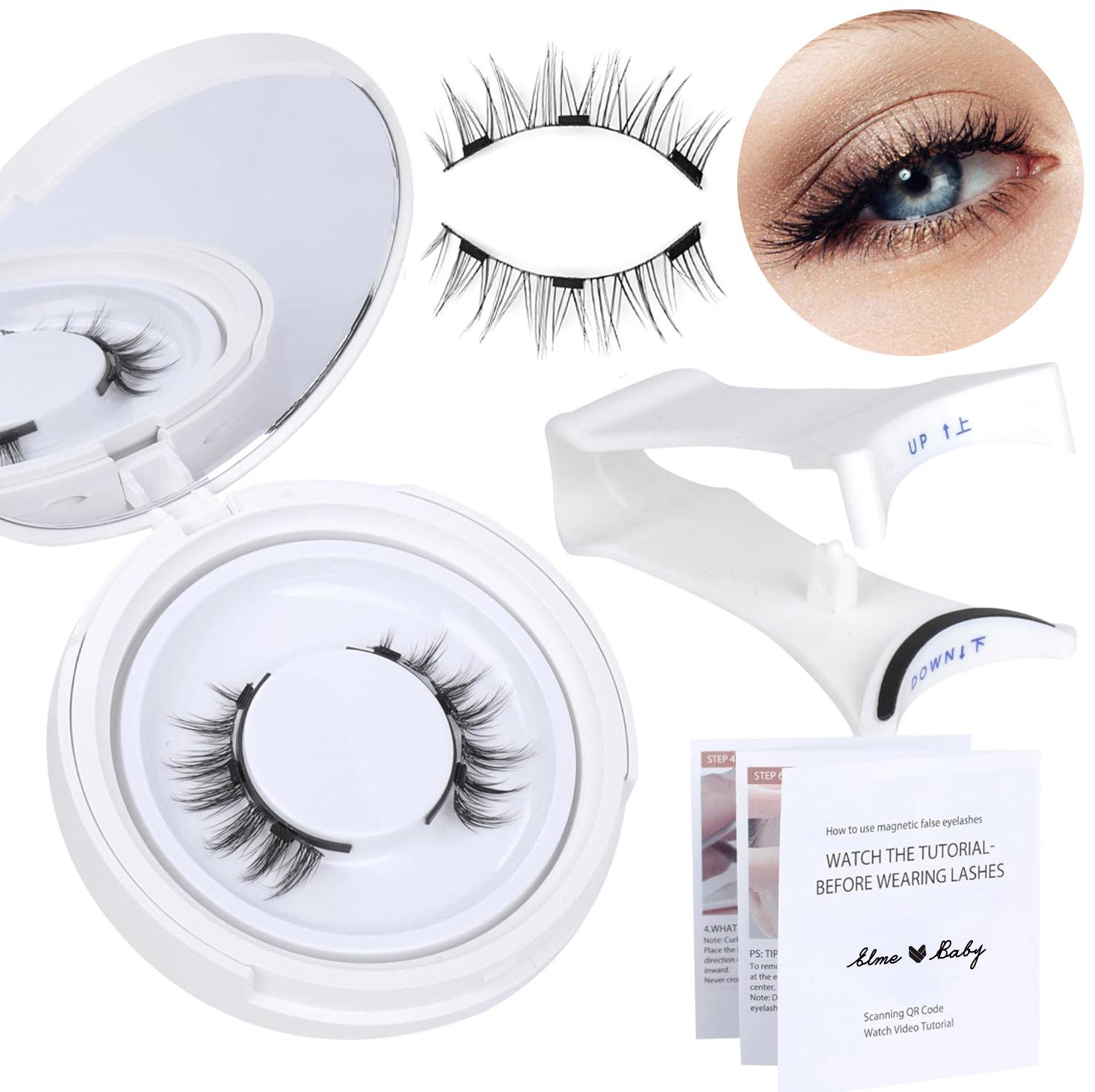 

Magnetic False Eyelashes with Applicator – Natural Style, Long-lasting Look