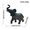 Elephant Statue Animal Art Sculpture Decoration Good Luck for Cabinet Bedroom Desktop