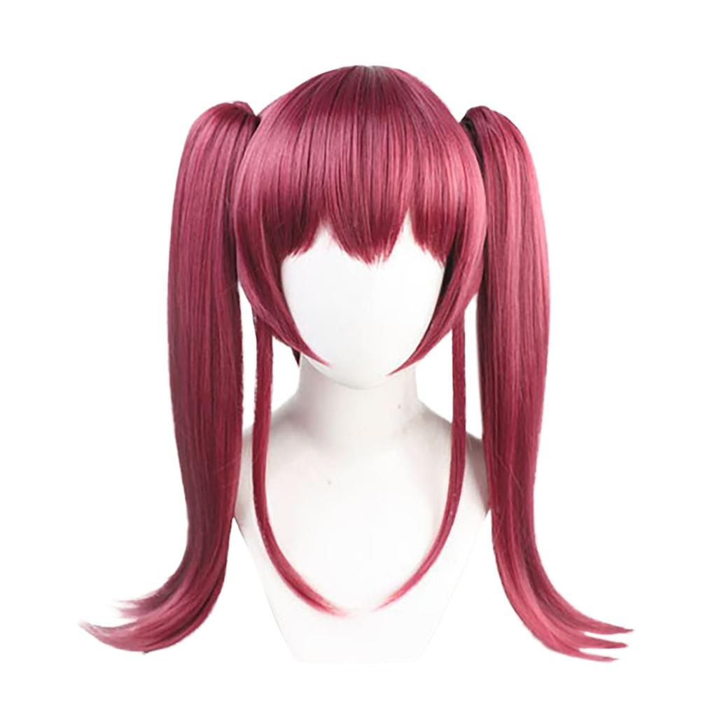 [Milky Time] VTuber Hololive Nijisanji Cosplay Halloween Wig (Houshou Marine, Twintails)