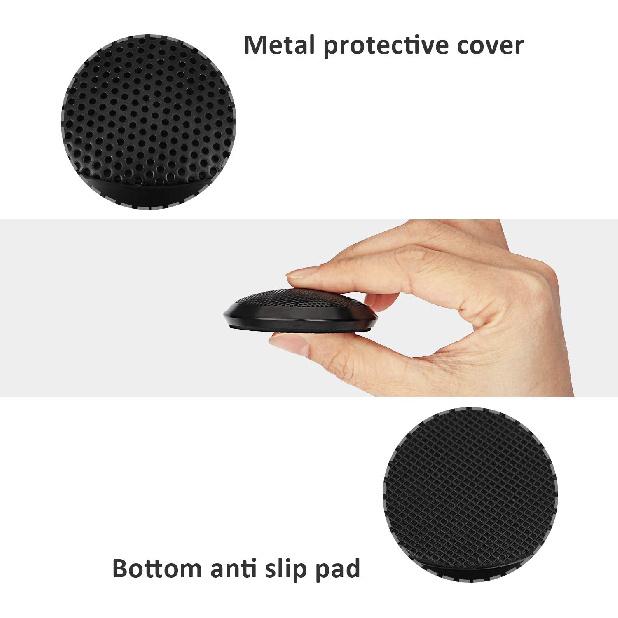 Conference Microphone 3.5mm Desktop Computer Mic for Computer Desktop and Laptop 360° Omnidirectional Condenser Mic for Online Meeting/Class, Skype,