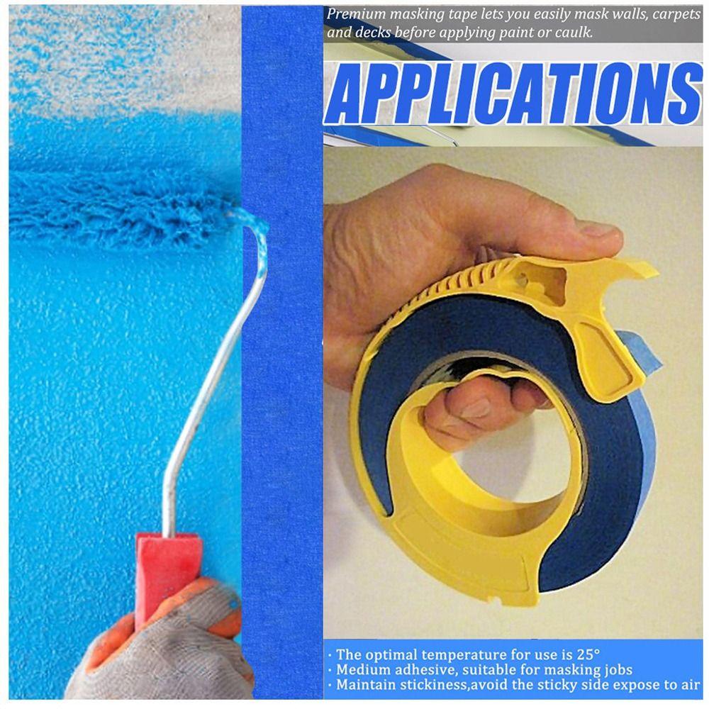 Packaging Sealing Easy Seam Tape Machine Wall Floor Painting Tape Cutting Tool  For 25mm Wide Tape