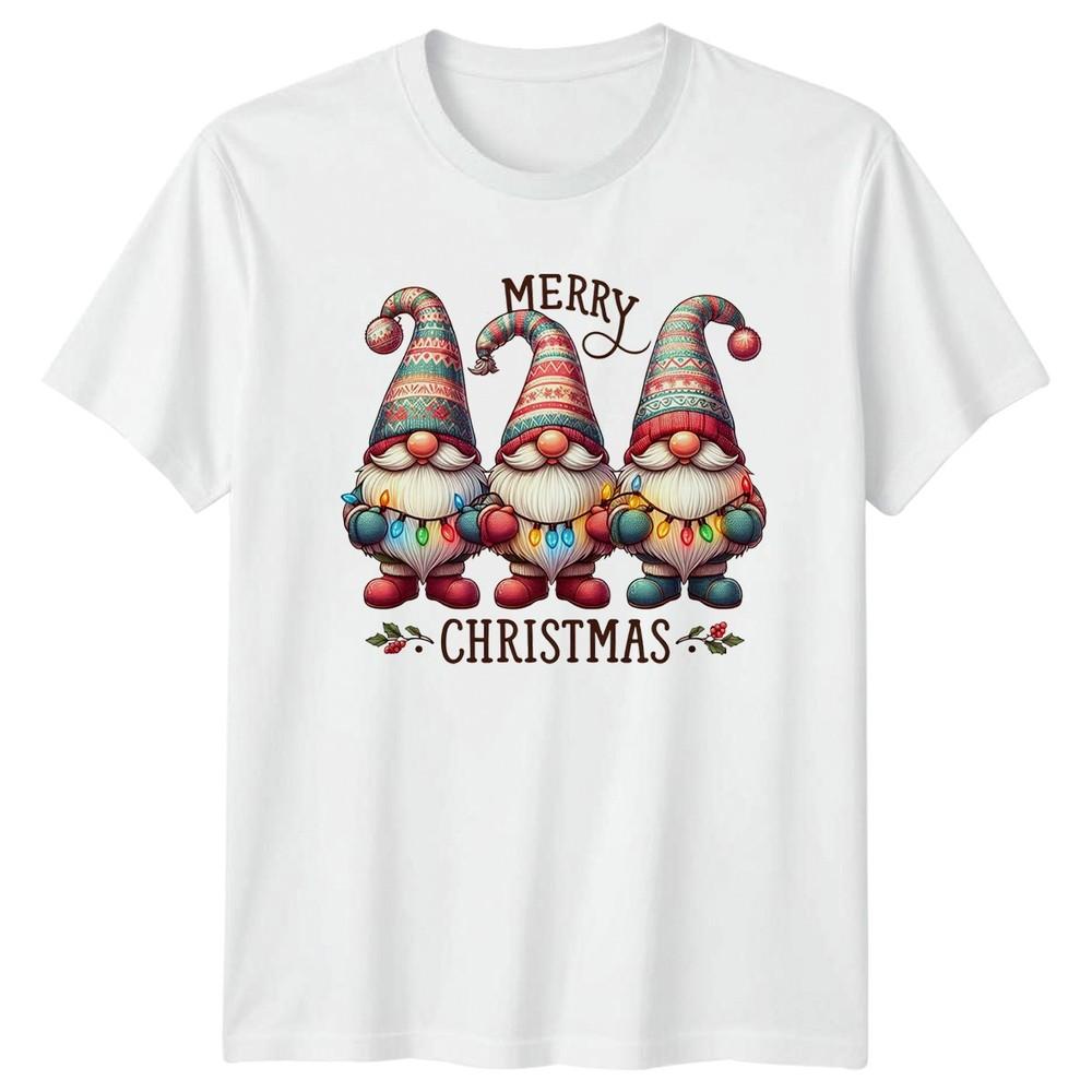 Merry Christmas Gnomes Christmas Holiday Unisexs TShirt Unisexs Tee Festive Graphic S