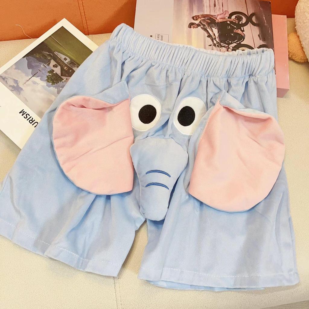 Elephant Nose Squeaky Couples Pajama Set - Spring/Autumn Homewear