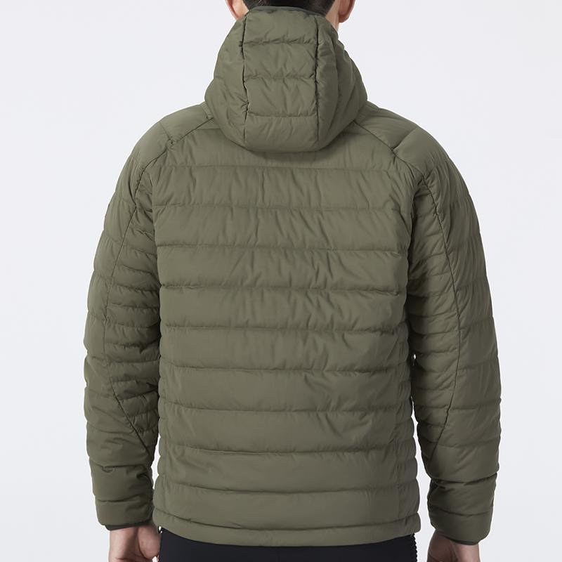 Under Armour Solid Color Casual Sports Hooded Down Jacket Winter Men Jacket Army-Green 1355858-390