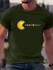 Unisexs Summer 100 Cotton Casual Fashion Funny Planet Print Loose Sports Tshirt Street Versatile Top