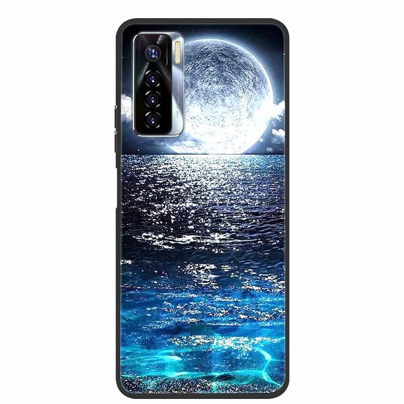 For Tecno Camon 17 Pro Cases 17P 17 Soft TPU Silicone Phone Cover for Tecno Camon 17P Back Cover Bumper Fundas Camon17 CG7n Capa