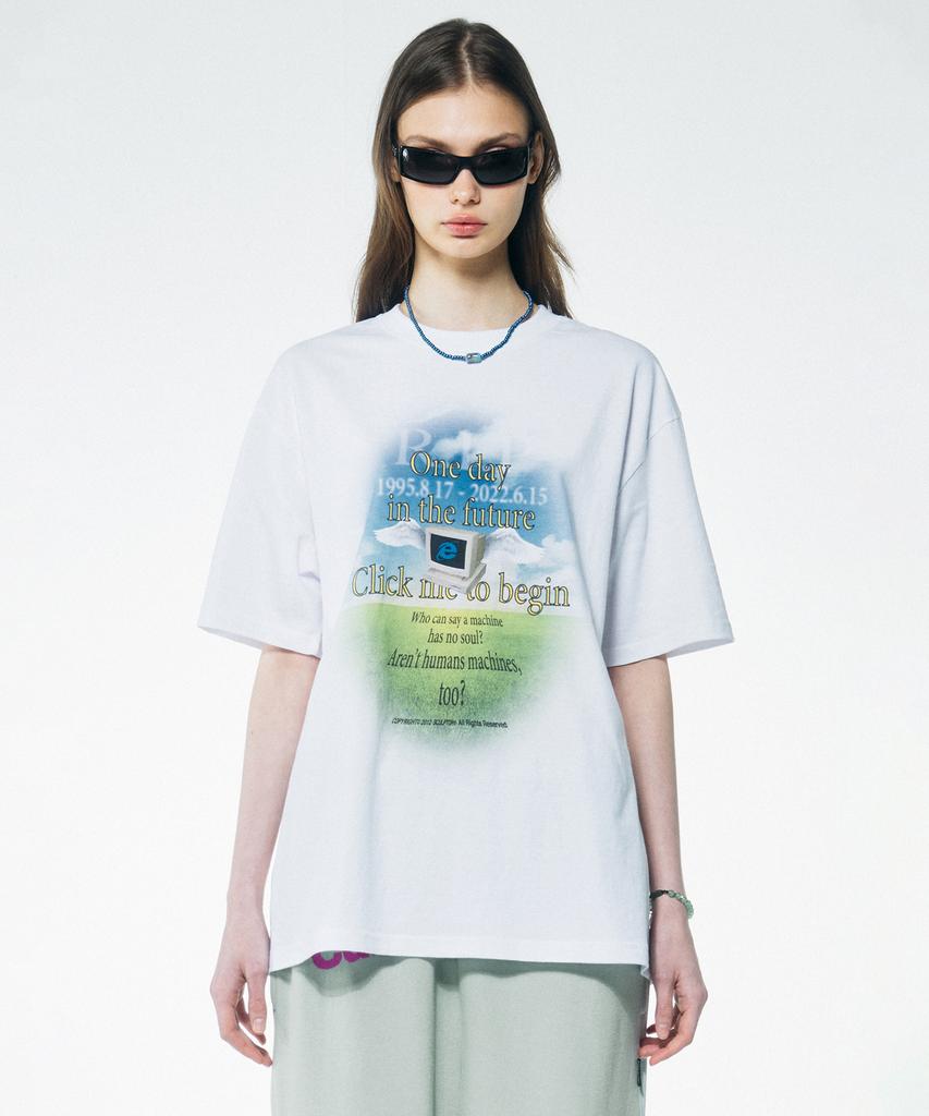 SCULPTOR Window Memorial Tee White