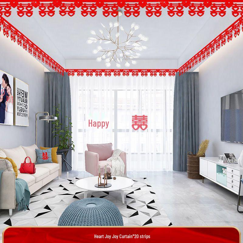 Wedding Decoration Set: Groom and Bride Bedroom & Living Room Ceiling Ornaments