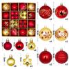 44Pcs Christmas Ball Ornaments 3-6cm shatterproof Christmas Hanging Ball Christmas Tree Decoration Home Party 2026 New Year Gift