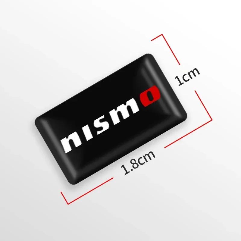10ST 3D Epoxi Rattdekor Klistermärke Bilstyling Interiör Dekaler För Nissan Nismo Tiida Teana GTR Juke Versa Almera