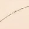 Simple Metal Glossy Oval Waterdrop Geometric Pendant Necklace for Women Punk Long Sweater Chain Charm Party Jewelry Gifts