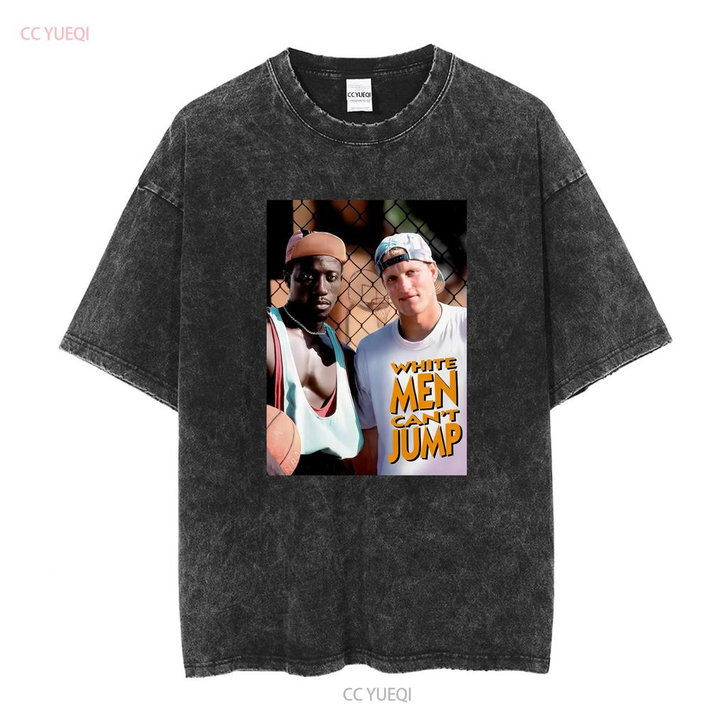 White Men Cant Jump Vintage Style T Shirt Jersey hip hop graphic tee Wesley Snipes Woody Harrelson Movie vintage Washed