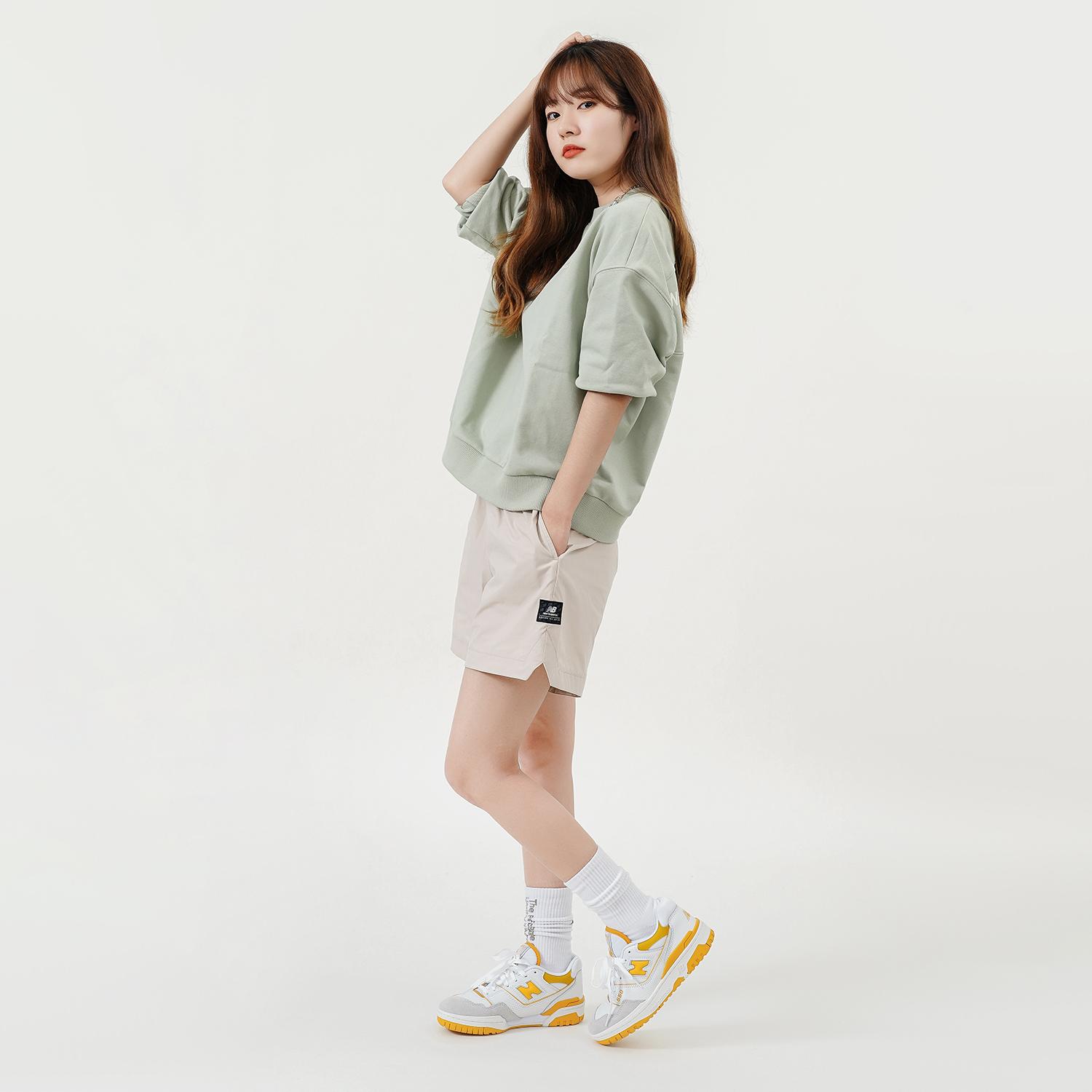 Кроссовки унисекс New Balance 550 Varsity Gold Желтые с морской солью BB550LA1 41.5 — фото 6