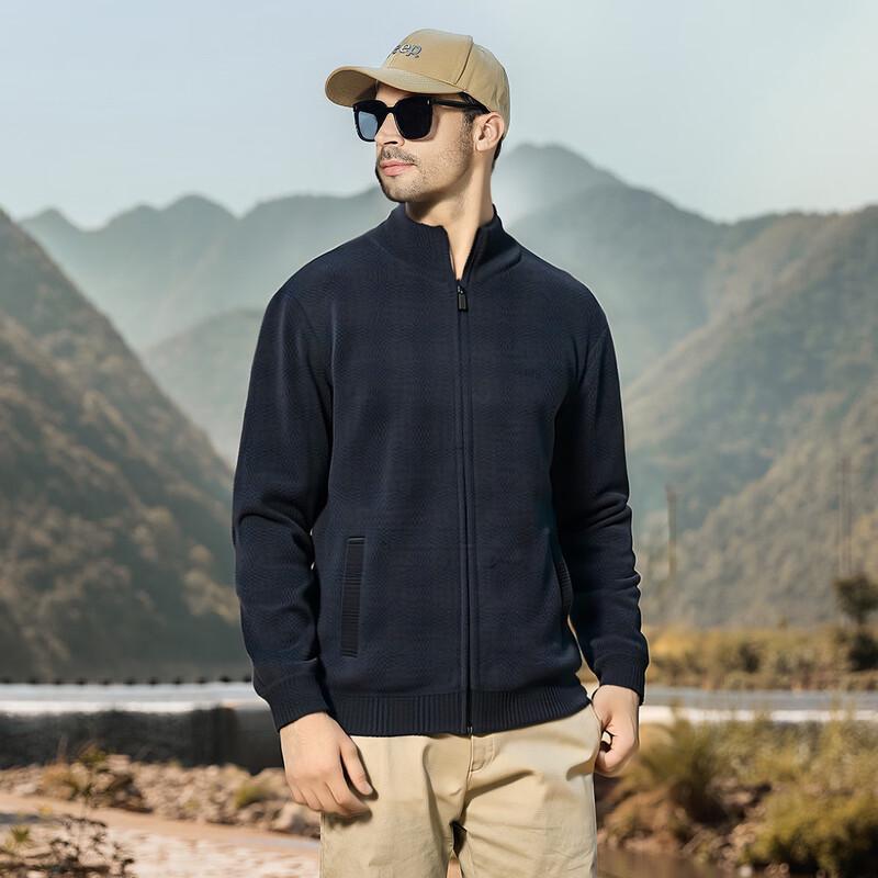 JEEP Men's Thermal Knit Cardigan Jacket