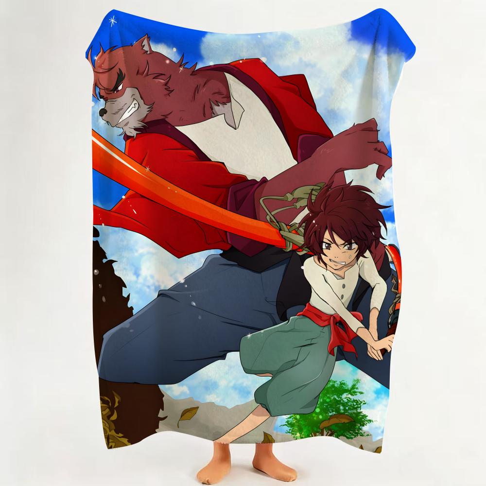 

Movie T The B Boy a and t the B Beast Throw Flannel Throw Blanket Suitable for Sofa Living Room Bedroom 75cmx90cm