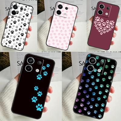Cat Dog Paws Case For Xiaomi Redmi Note 12 11 10 9 8 13 Pro Plus 12S 11S 10S 9S 10A 9C 10C 12C 13C Cover