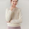 Fanzhen Women's Thickened Cashmere Blend Knit Sweater
