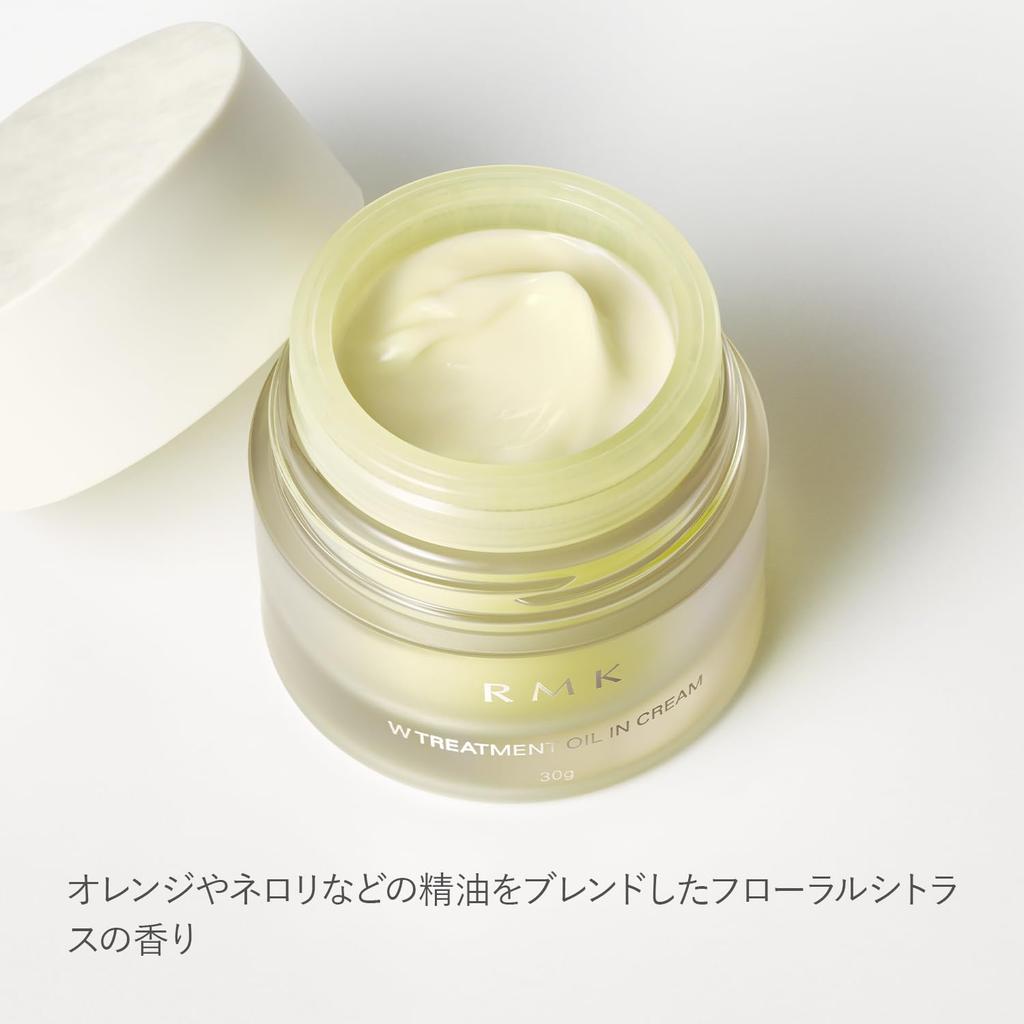 RMK Oil-in-Cream with Double Treatment 30g & Refill (Moisturizing Face Cream, Oil Face Cream, Night Skincare)