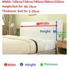 1 Pc Splash Proof Headboard Cover Knitted Elastic Jacquard Bedside Cover For Bed In Bedroom Easy To Use And Clean