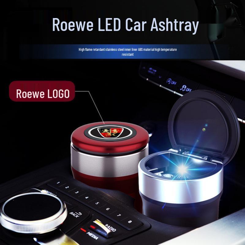 Car Ashtray with Light Caps for Roewe RX5, RX3, RX8, 2020 Models