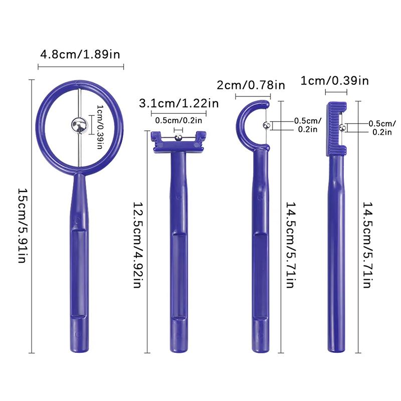 3/4Pcs Children Mouth Tougue Tip Exerciser Trainer Oral Care Muscle Strenght Touge Training Tool Flexibility Stability
