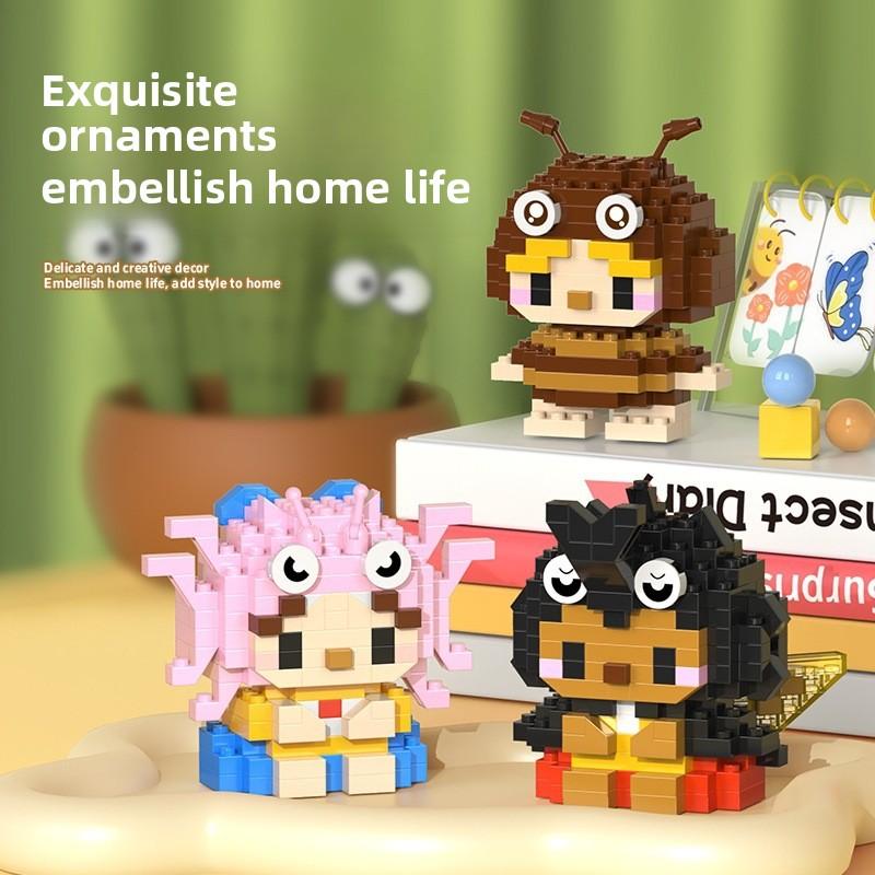 Animals Bricks Construction Set Micro Building Blocks Children Toy Adult Particle Building Block Mini Toys Decoration Home Gifts
