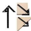 45/90 Degree Center Scribe Precision Center Finder Measuring Ruler Woodworking Square  Line Gauge