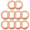 Pack of 10 Metal Crush Washers Fitment for Infiniti and For Nissan Cars