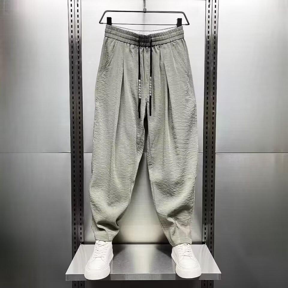 Sweatpants Men's Summer Pants Thin Sweatpants Loose Breathable Fashion Versatile Casual Pants Quick Drying