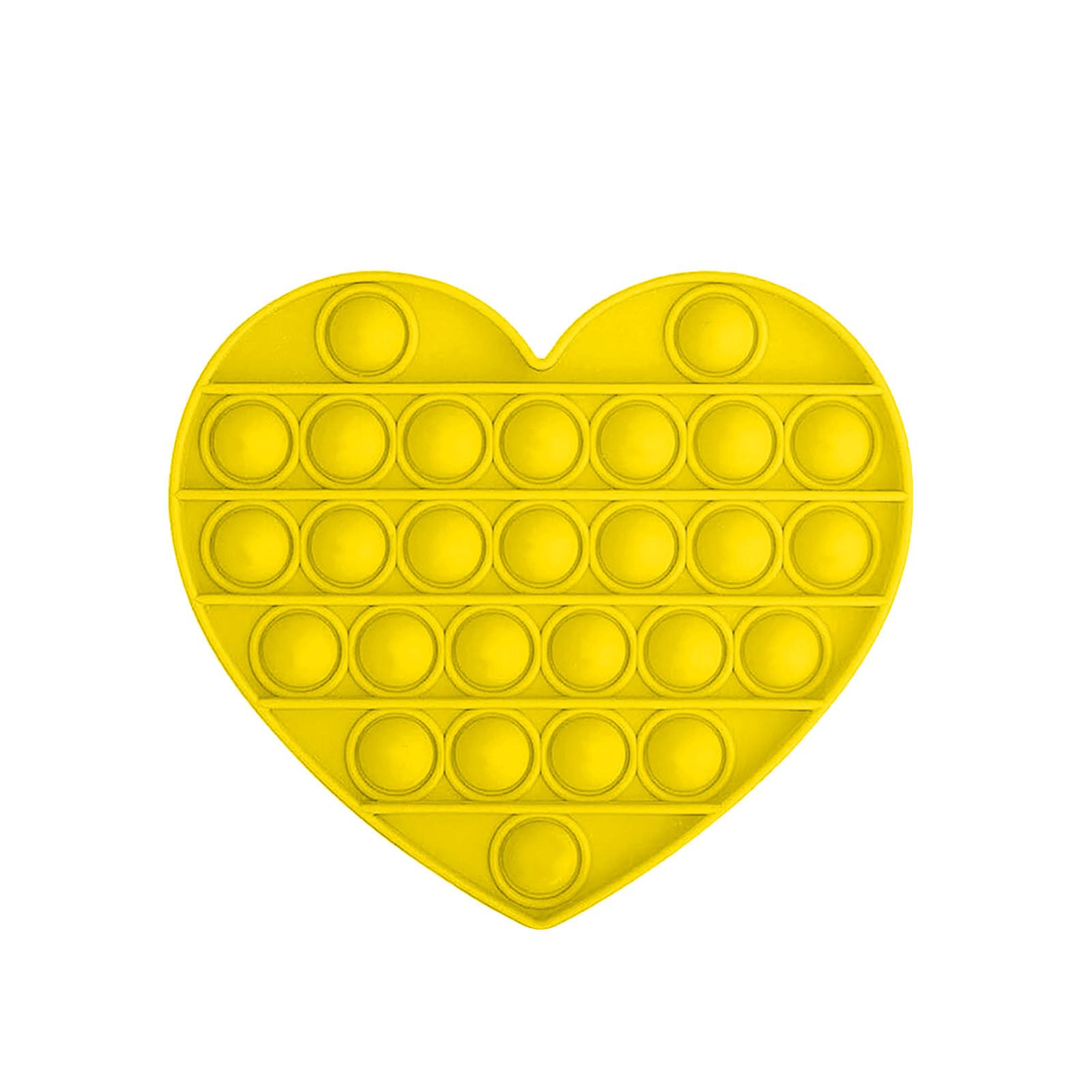 Красочные флуоресцентные пузырьковые настольные развивающие игрушки, детская интерактивная игра жёлтый