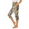 Women's Elastic Waist Casual Pants, Slim Fit with Pockets, Side Split Dress Pants