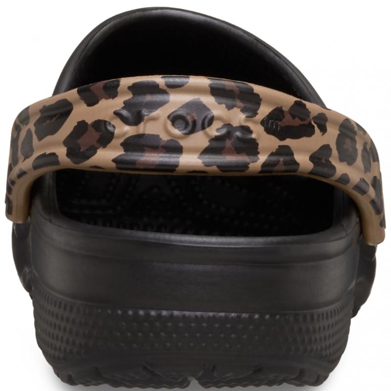 Crocs Classic Leopard Clog 211972 001