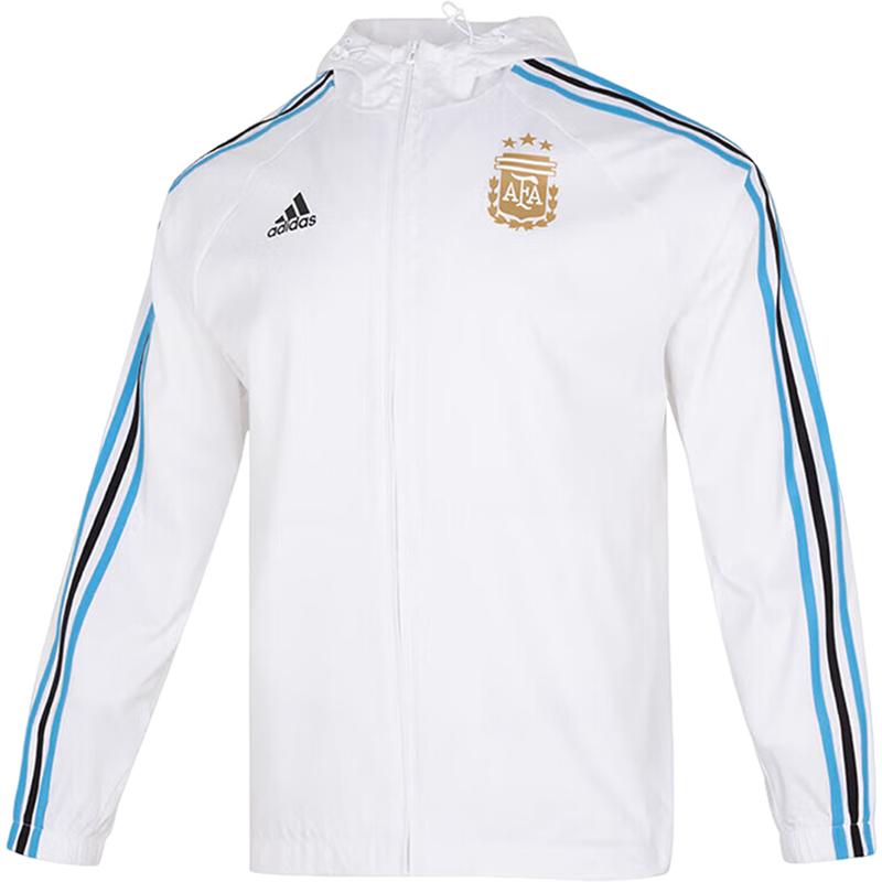 adidas Genuine Argentina Men's Football Woven Hooded Jacket IU2138