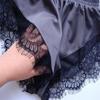 Womne Lace Sheer Elastic Camisole Satin Lace Short Lingerie Nightwear Pajama Set