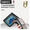 Anti-theft Brush Genuine Leather RFID Wallet Short Anti-magnetic Men's Top Layer Cowhide Airtag Tracker US Dollar Clip