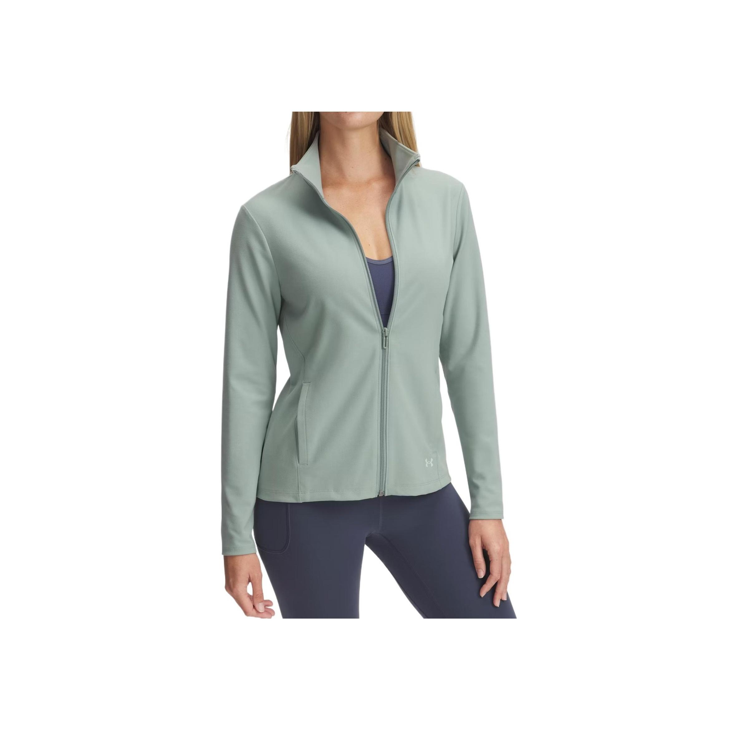 

Under Armour Comfortable Classic Fashion Versatile Solid Color Jacket Women Jacket Green 1366028-350 S